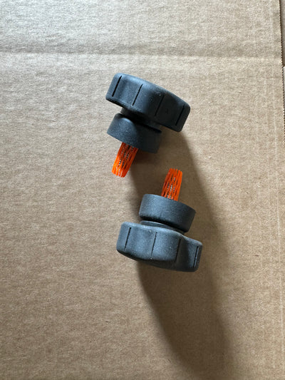Tilt fork rubber knobs