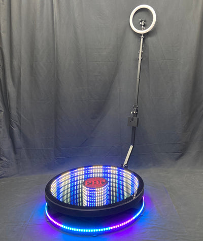 PBF LED Infinity Glass  Automatic 360 Photobooth Platform