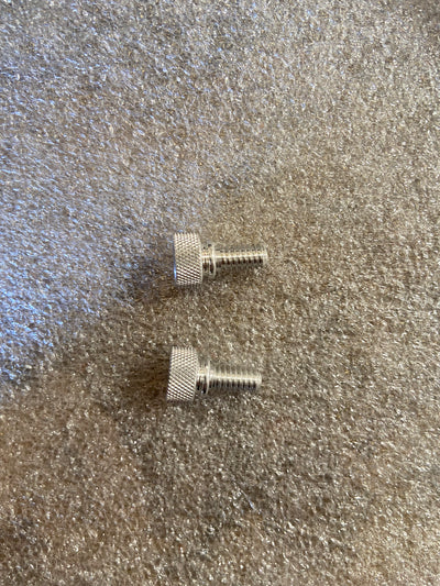 Set of 2 aluminum screws